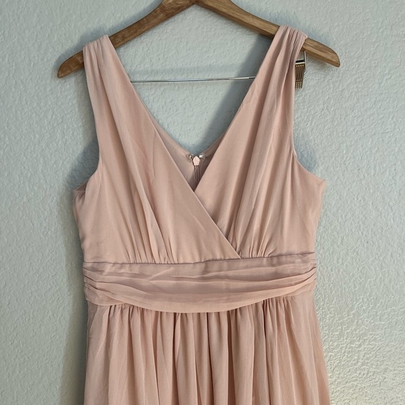NWT Thoughts of Hue Blush Surplice Maxi Dress - Picture 3 of 6
